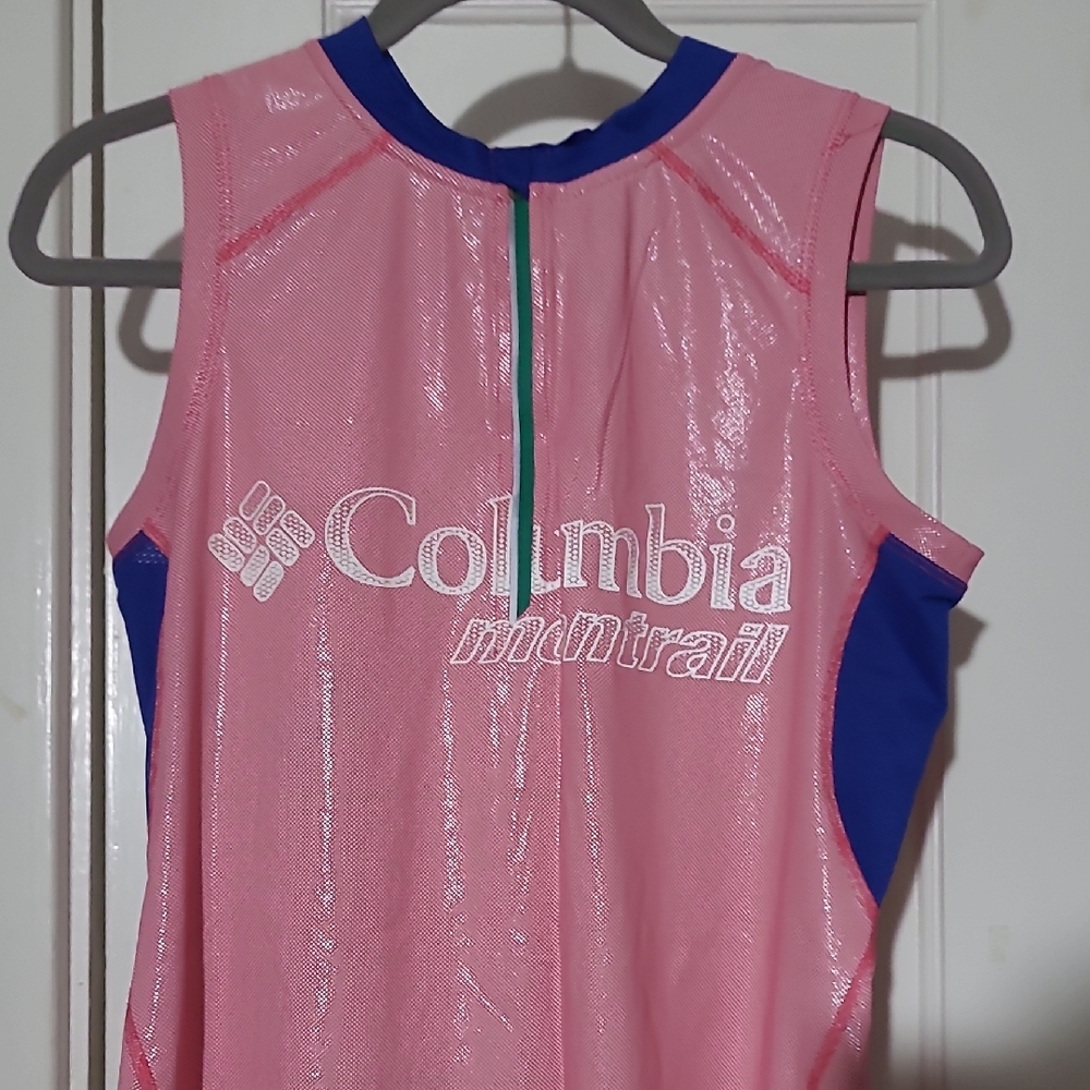 Columbia Pink and Blue Active Tank